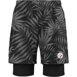 FOCO Men's NFL Team Logo 2 in 1 Workout Shorts with Lining, 2XL, 1O-1314B002 133